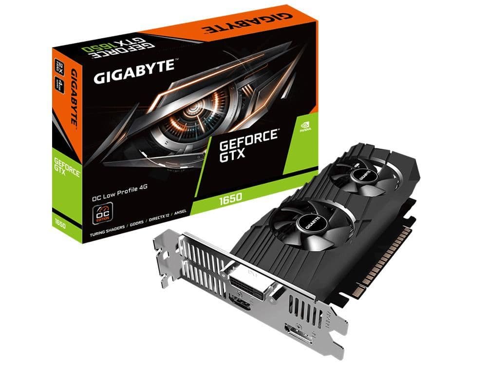 Gigabyte OC Low Profile GeForce GTX 1650 G5 4GB GDDR5 Black image