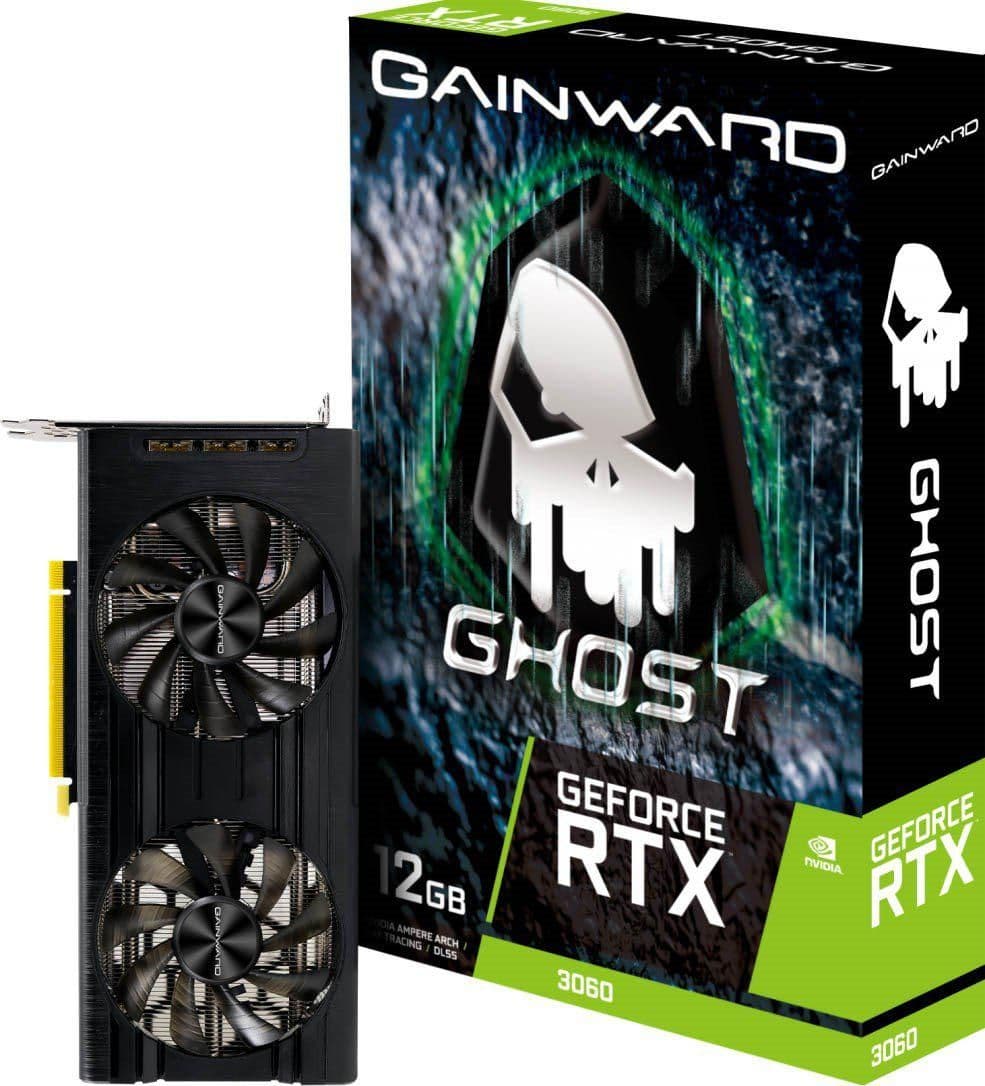Gainward Ghost GeForce RTX 3060 12GB GDDR6 Black main image