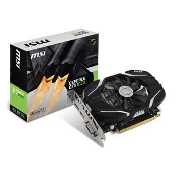 MSI GeForce GTX 1050 Black / White 2GB GDDR5 Black / White main image