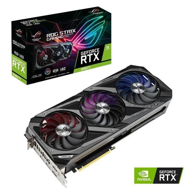 Asus ROG STRIX GAMING GeForce RTX 3080 Ti 12GB GDDR6X Black / Silver image