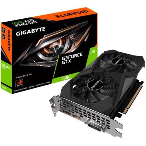 Gigabyte WINDFORCE GeForce GTX 1650 G6 4GB GDDR6 Black image
