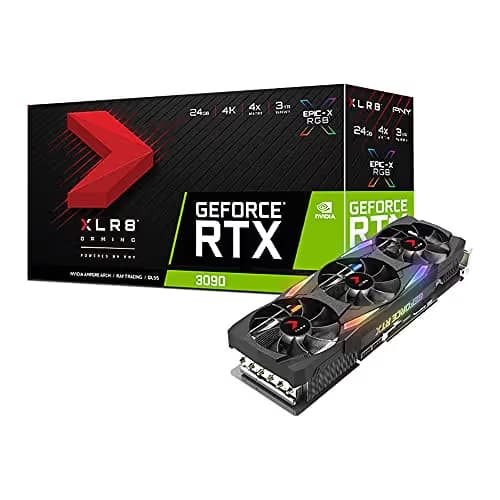PNY XLR8 Gaming EPIC-X RGB GeForce RTX 3090 24GB GDDR6X Black image
