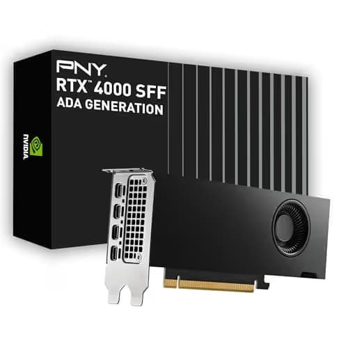 PNY RTX 4000 SFF Ada Generation 20GB GDDR6 Black image