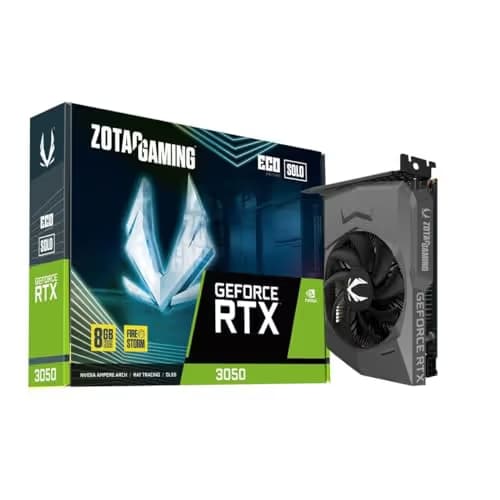 Zotac GeForce RTX 3050 GAMING SOLO 8GB GDDR6 Black image
