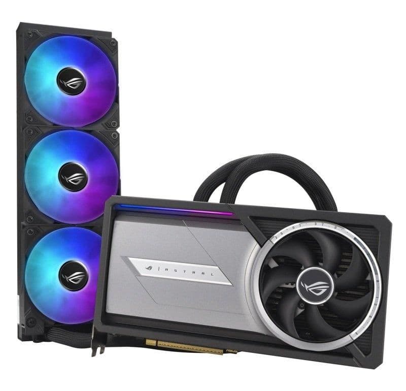 Asus ROG Astral LC OC GeForce RTX 5090 32GB GDDR7 Black / Silver main image