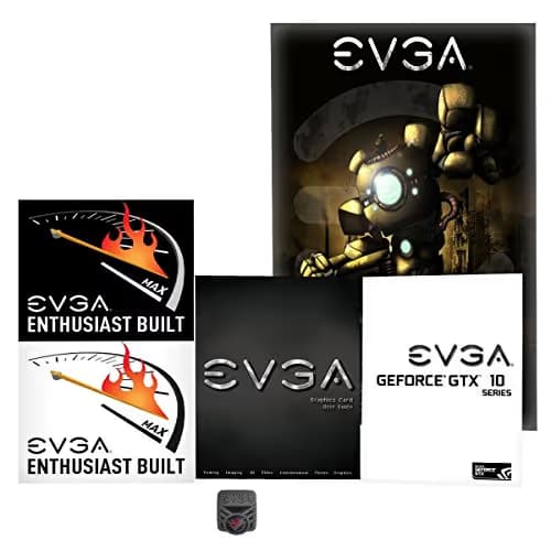 EVGA ACX 3.0 GeForce GTX 1080 8GB GDDR5X Black / Silver image