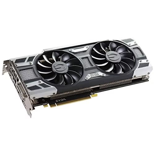 EVGA ACX 3.0 GeForce GTX 1080 8GB GDDR5X Black / Silver image