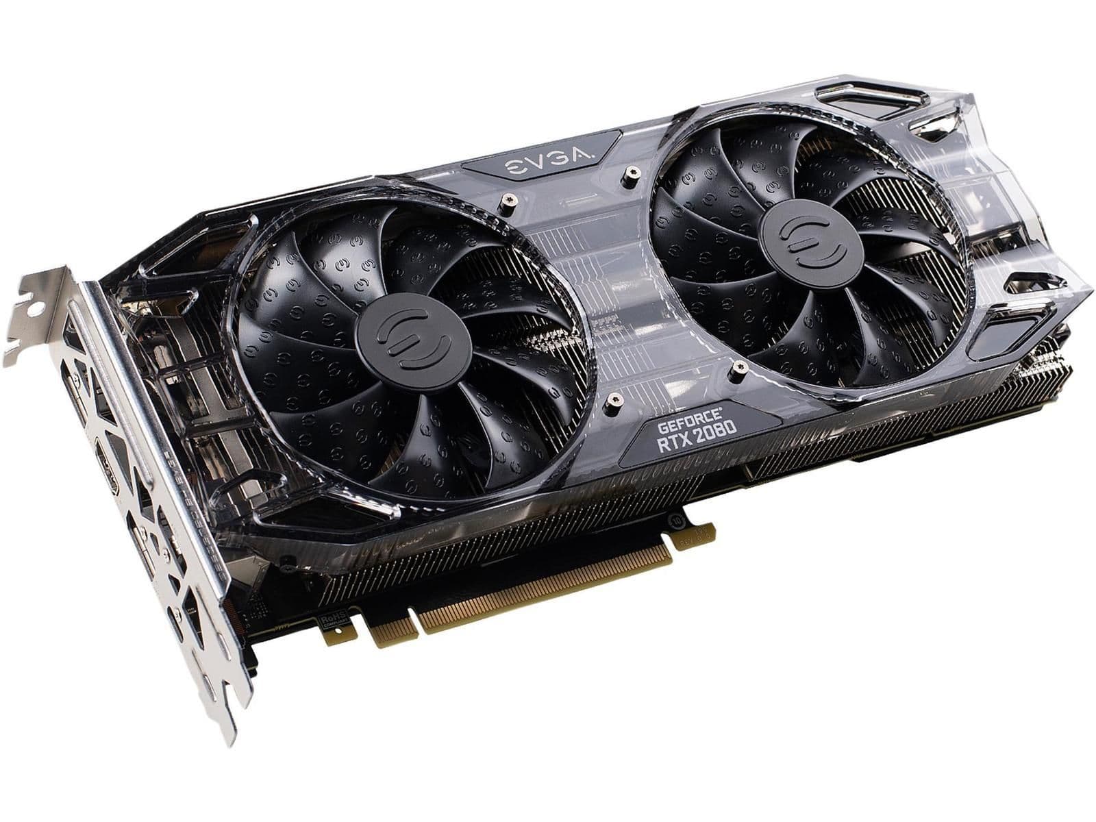 EVGA Black GeForce RTX 2080 8GB GDDR6 Black image