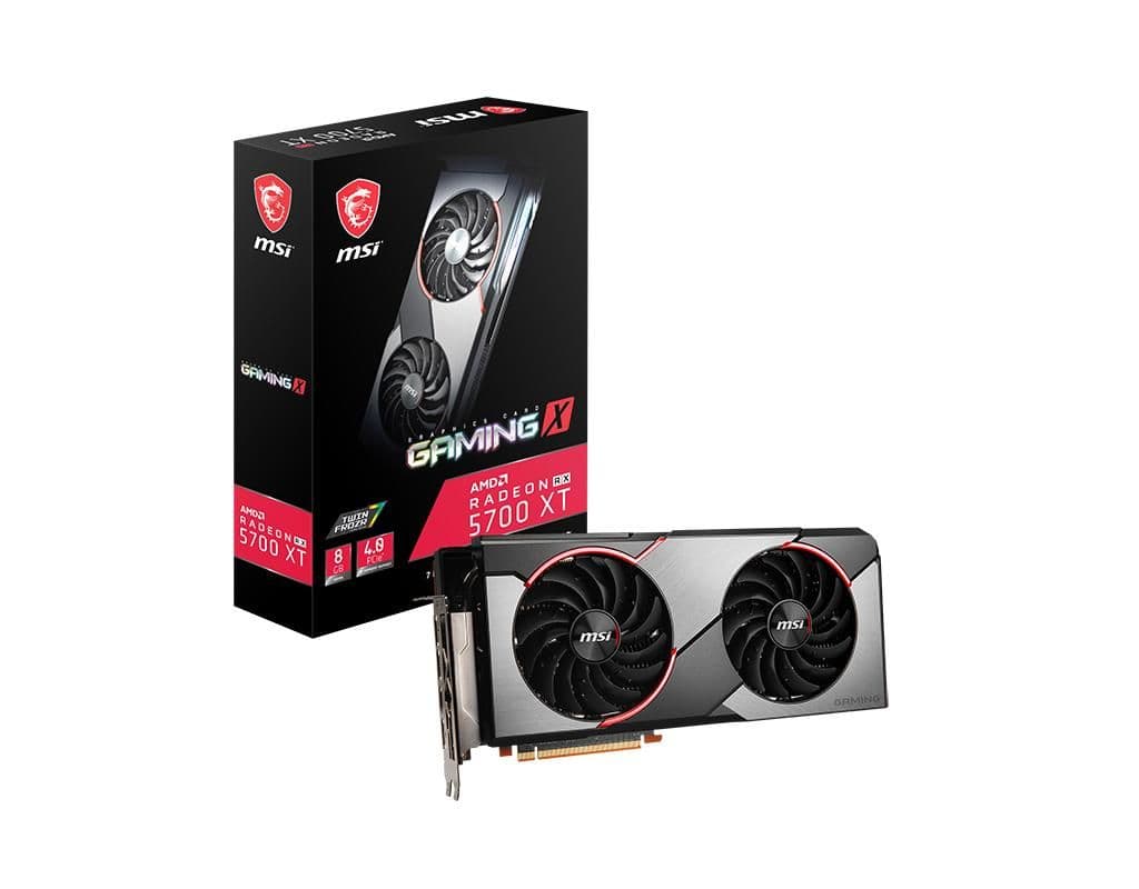 MSI Radeon RX 5700 XT GAMING X 8GB GDDR6 Silver / Black image