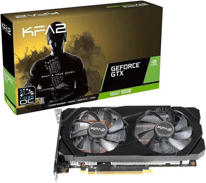 KFA2 GeForce GTX 1660 SUPER (1-Click OC) 6GB GDDR6 Black main image
