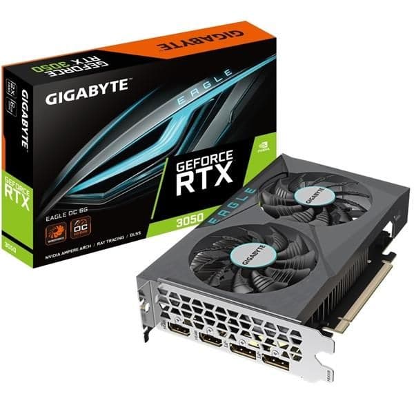 Gigabyte EAGLE OC GeForce RTX 3050 6GB GDDR6 Black image