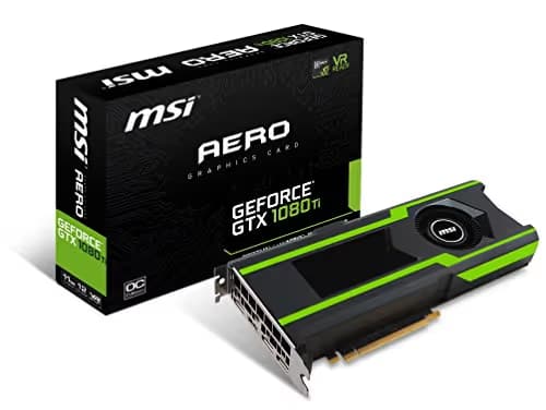 MSI AERO GeForce GTX 1080 Ti 11GB GDDR5X Black / Green main image