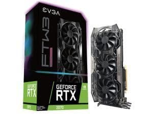 EVGA FTW3 ULTRA GAMING GeForce RTX 2070 8GB GDDR6 Clear / Black image