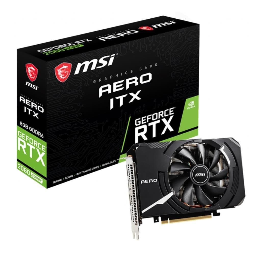 MSI GeForce RTX 2060 SUPER AERO ITX 8GB GDDR6 Black / White main image