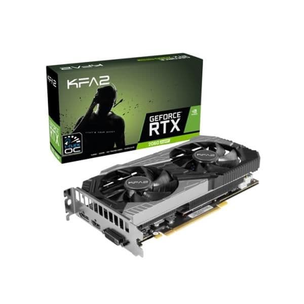 KFA2 (1-Click OC) GeForce RTX 2060 SUPER 8GB GDDR6 Silver / Black main image