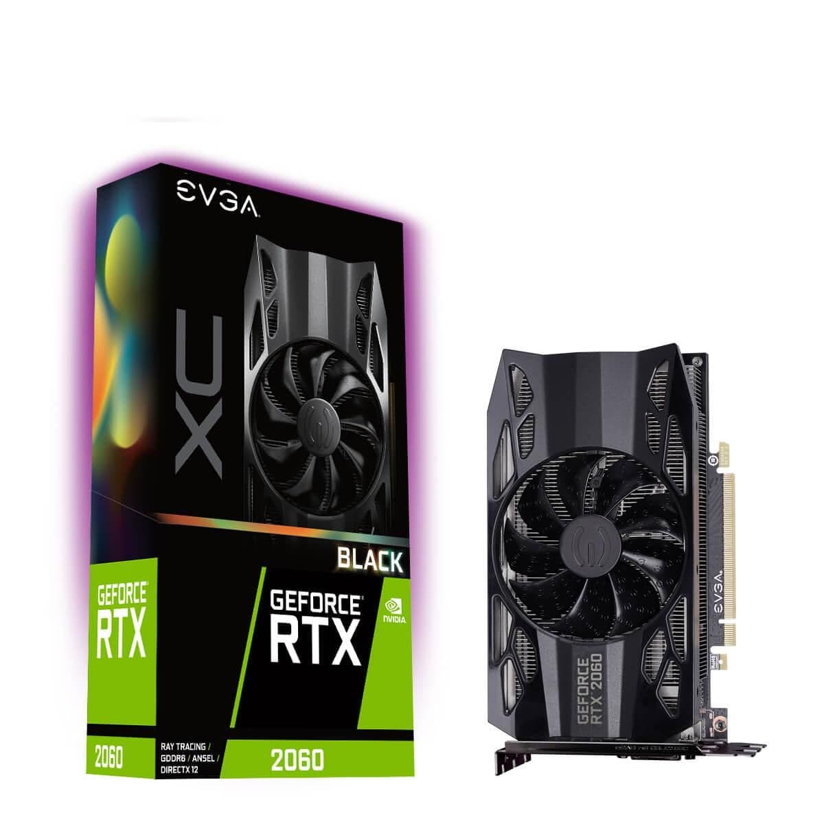 EVGA XC BLACK GAMING GeForce RTX 2060 6GB GDDR6 Black main image