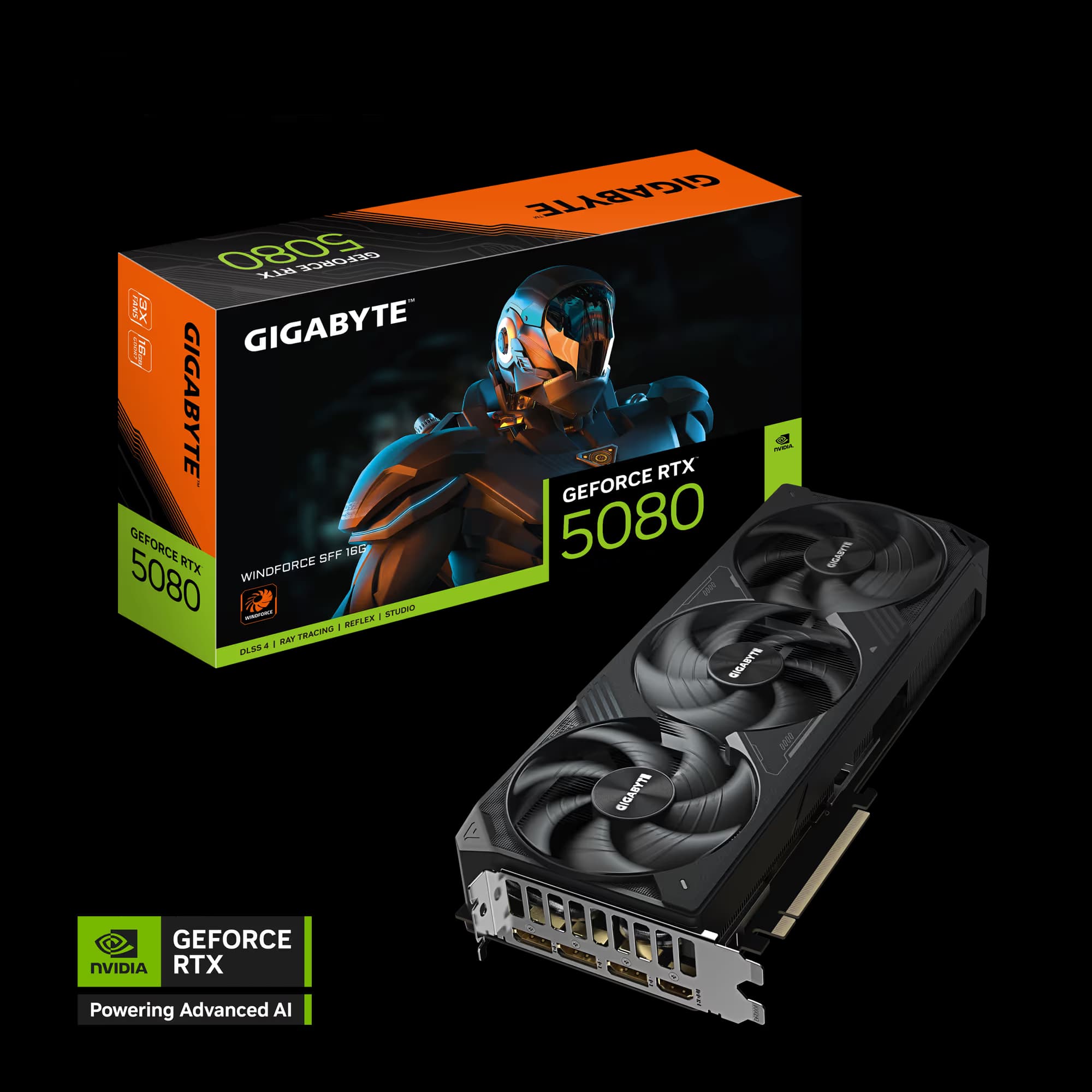 Gigabyte WINDFORCE SFF GeForce RTX 5080 16 GB image