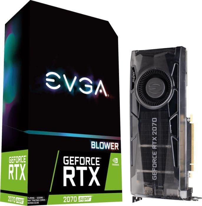 EVGA GeForce RTX 2070 SUPER GAMING 8GB GDDR6 Translucent Black image