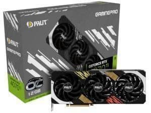 Palit GamingPro OC GeForce RTX 4070 Ti 12GB GDDR6X Black / Silver image