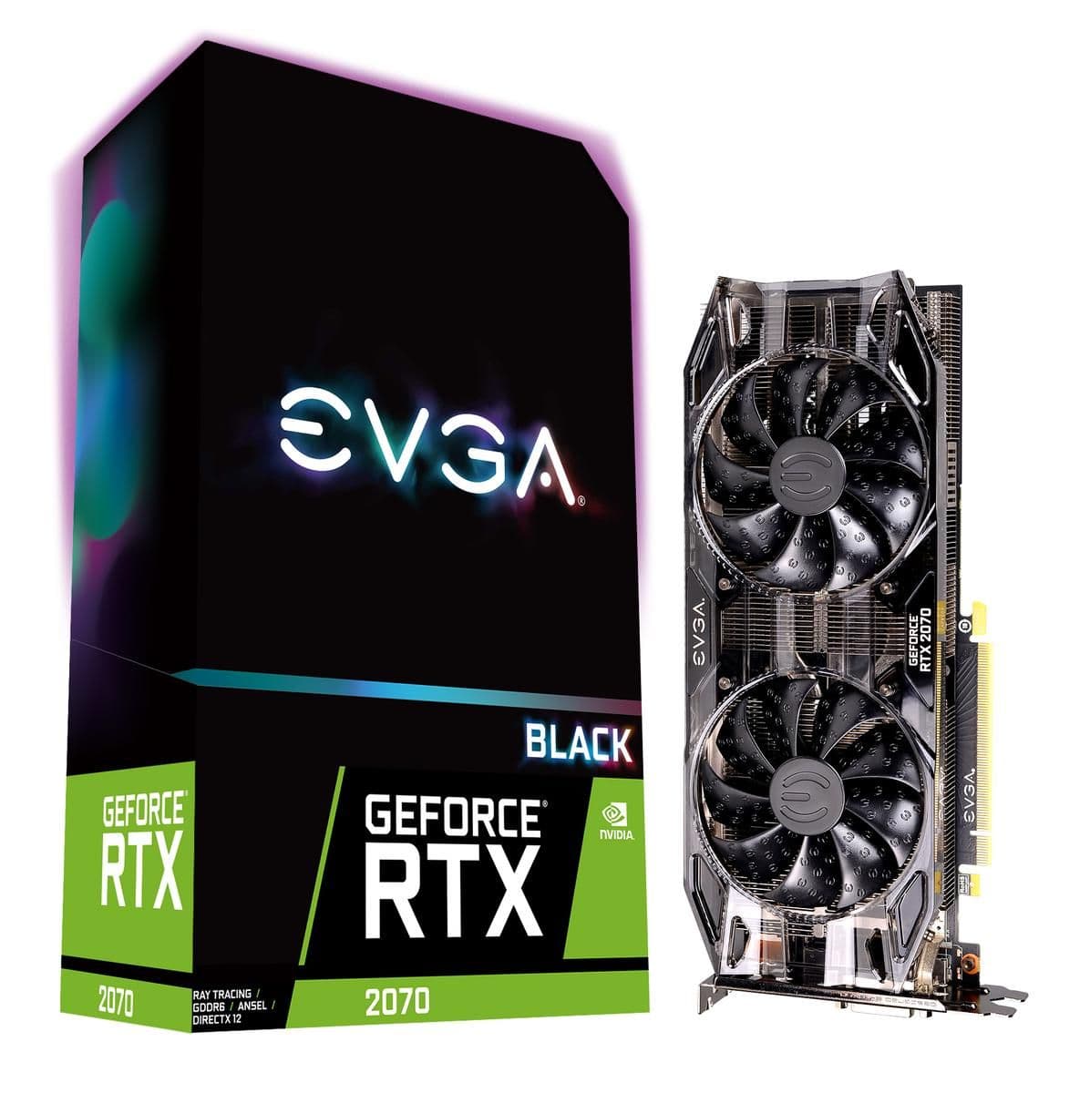 EVGA GeForce RTX 2070 Clear / Black 8GB GDDR6 Black main image