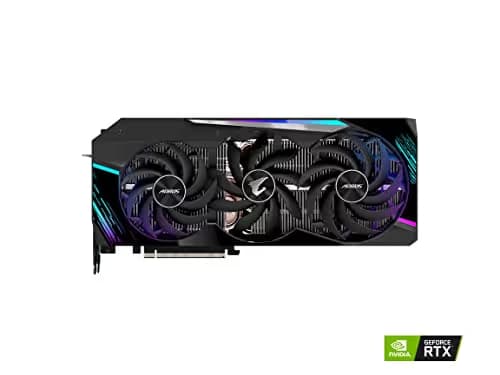 Gigabyte AORUS MASTER GeForce RTX 3080 LHR 12GB GDDR6X Black image
