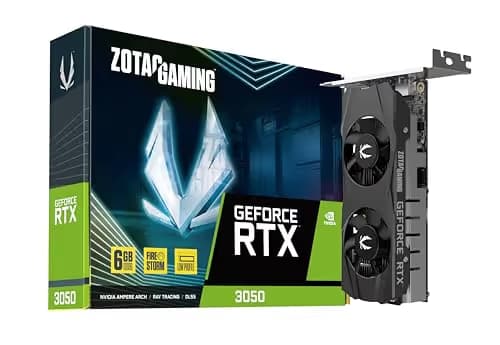 Zotac GAMING Low Profile GeForce RTX 3050 6GB GDDR6 Black image