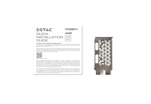 Zotac GAMING Low Profile GeForce RTX 3050 6GB GDDR6 Black image