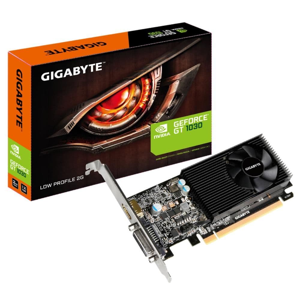 Gigabyte GeForce GT 1030 Black 2GB GDDR5 Black image