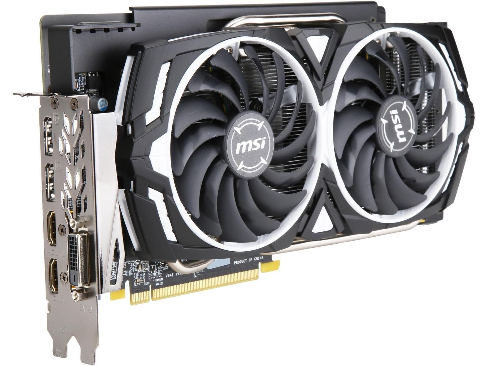 MSI ARMOR OC Radeon RX 590 8GB GDDR5 Black / White image