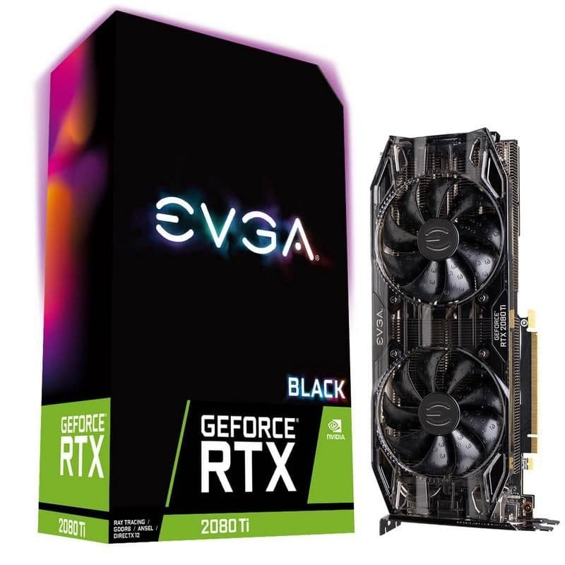 EVGA Black / Clear GeForce RTX 2080 Ti 11GB GDDR6 Black image