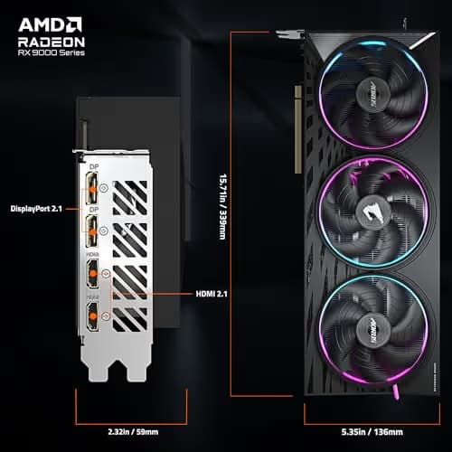 Gigabyte AORUS ELITE Radeon RX 9070 XT 16GB GDDR6  image