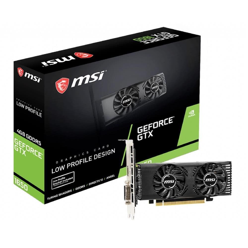 MSI GeForce GTX 1650 G5 GT LP 4GB GDDR5 Black main image