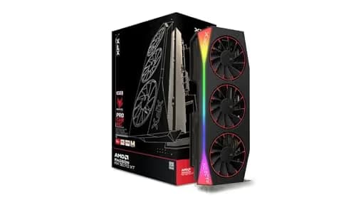 XFX Mercury AMD Radeon RX 9070XT OC Magnetic Air Edition with RGB 16GB GDDR6 main image