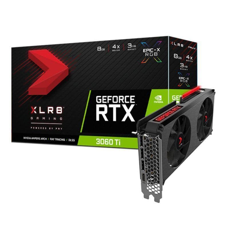 PNY XLR8 Gaming REVEL EPIC-X RGB GeForce RTX 3060 Ti 8GB GDDR6 Black main image