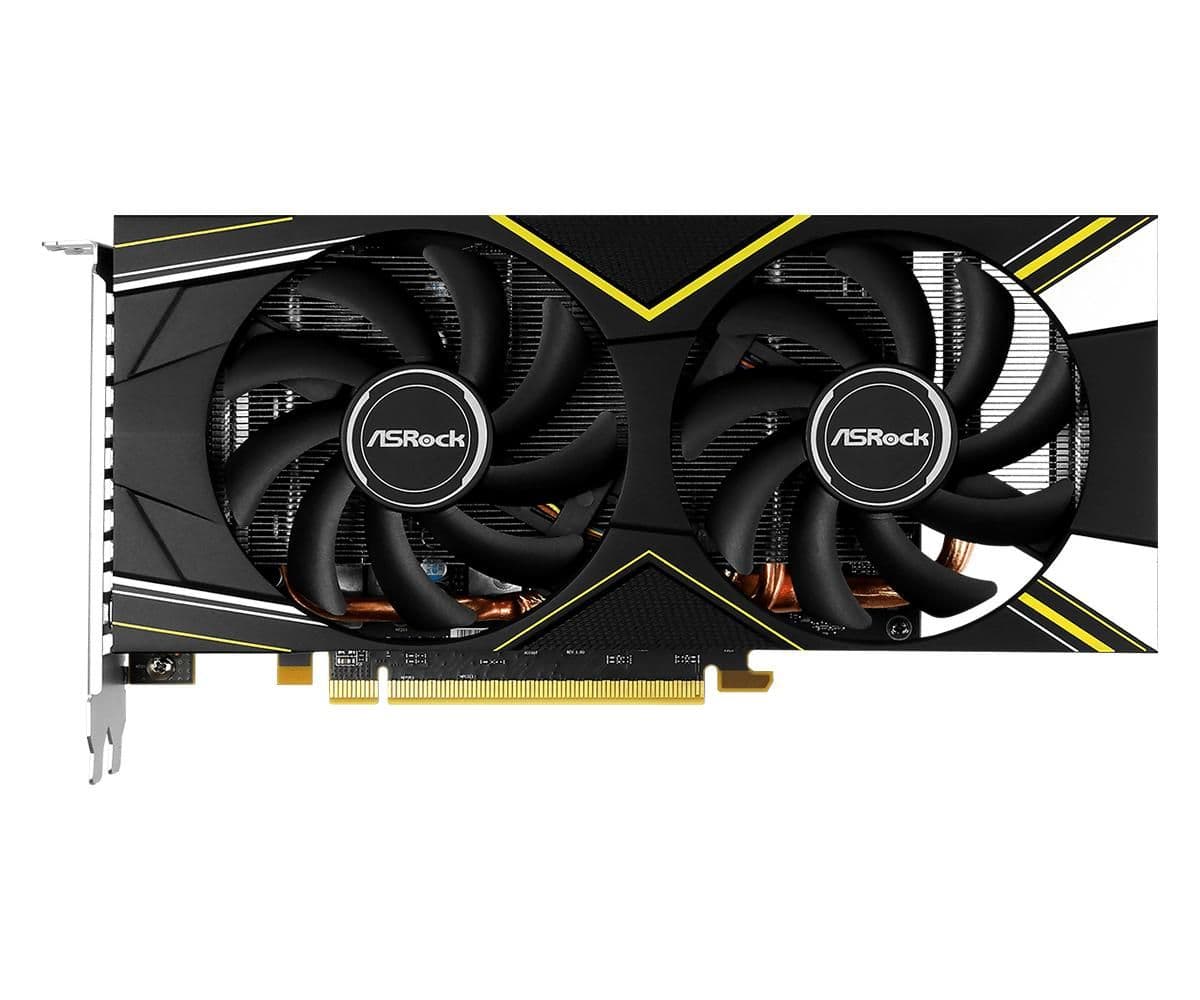 ASRock Challenger D OC Radeon RX 5500 XT 4GB GDDR6 Black / Yellow main image