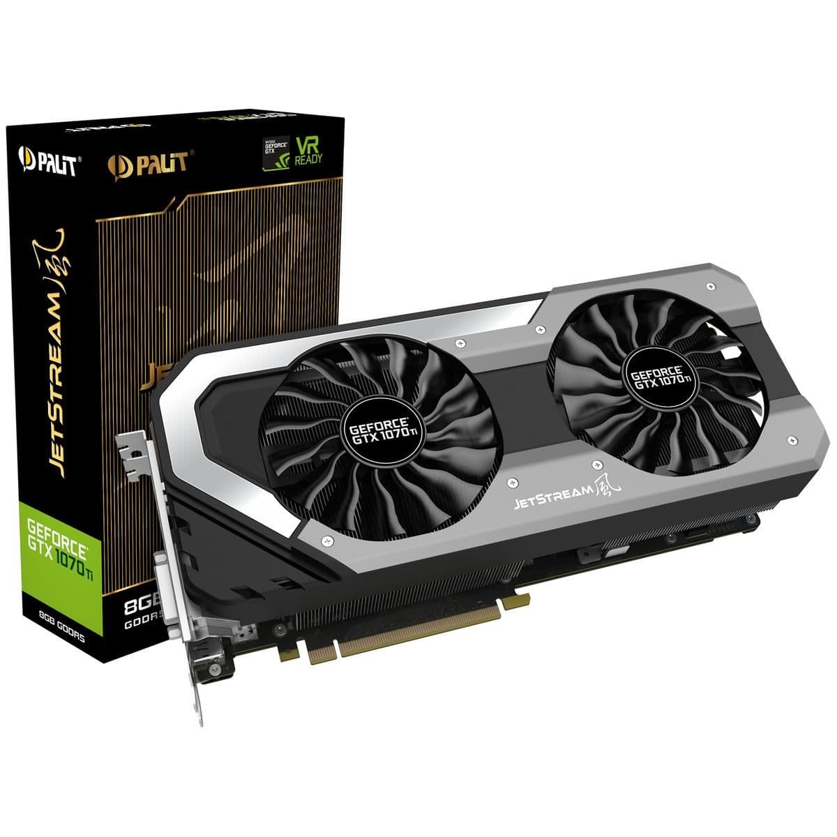 Palit GeForce GTX 1070 Ti JetStream 8GB GDDR5 Silver / Black main image