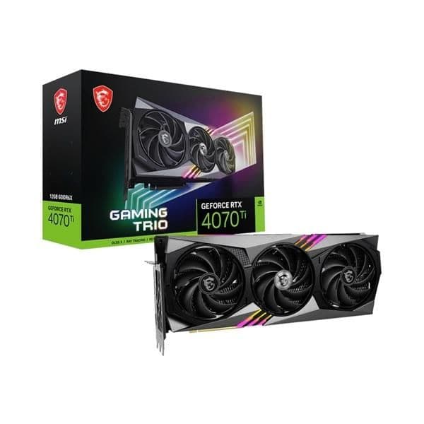 MSI GAMING TRIO GeForce RTX 4070 Ti 12GB GDDR6X Black image