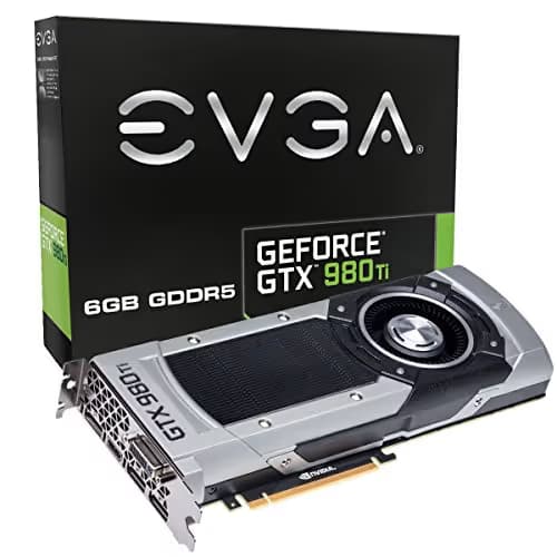 EVGA Black / Silver GeForce GTX 980 Ti 6GB GDDR5 image