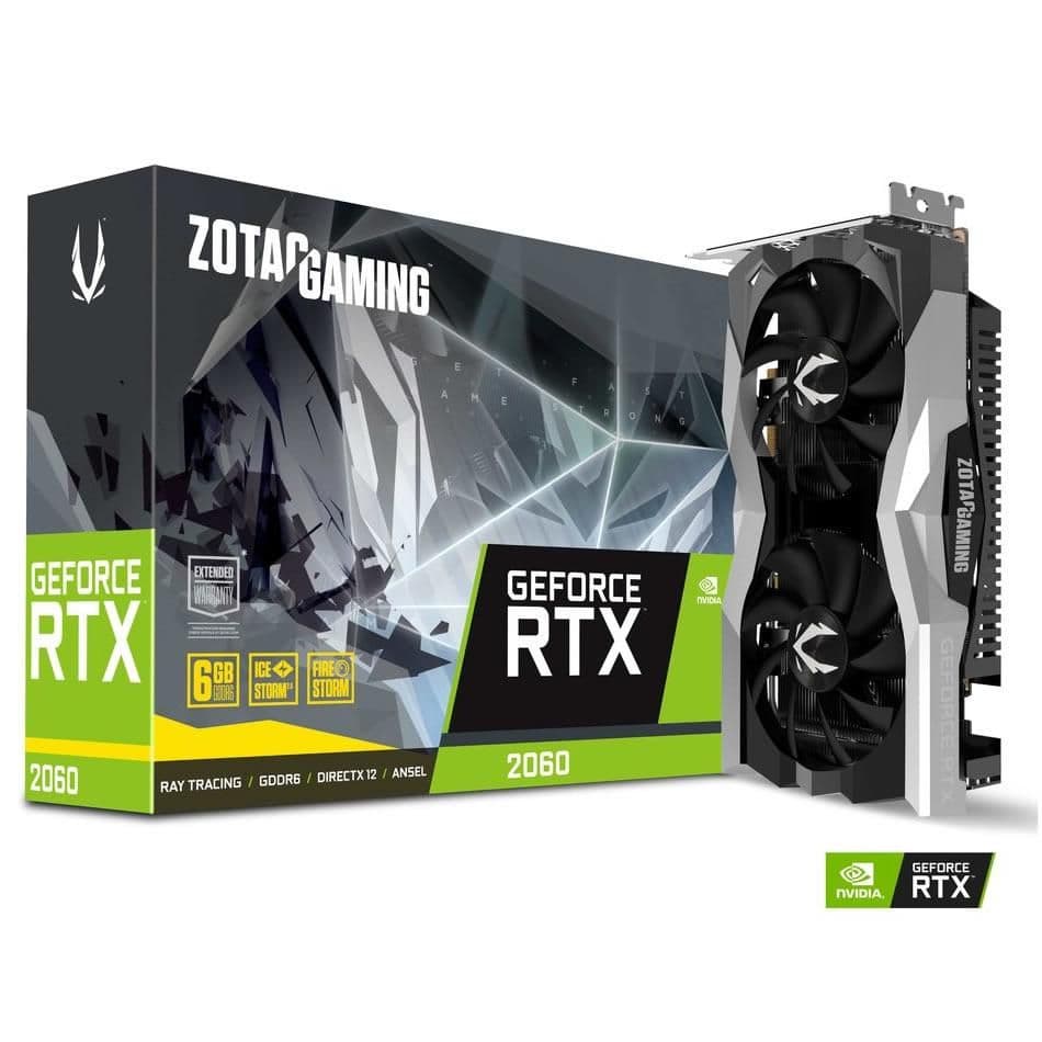 Zotac GAMING GeForce RTX 2060 6GB GDDR6 Silver / Black image