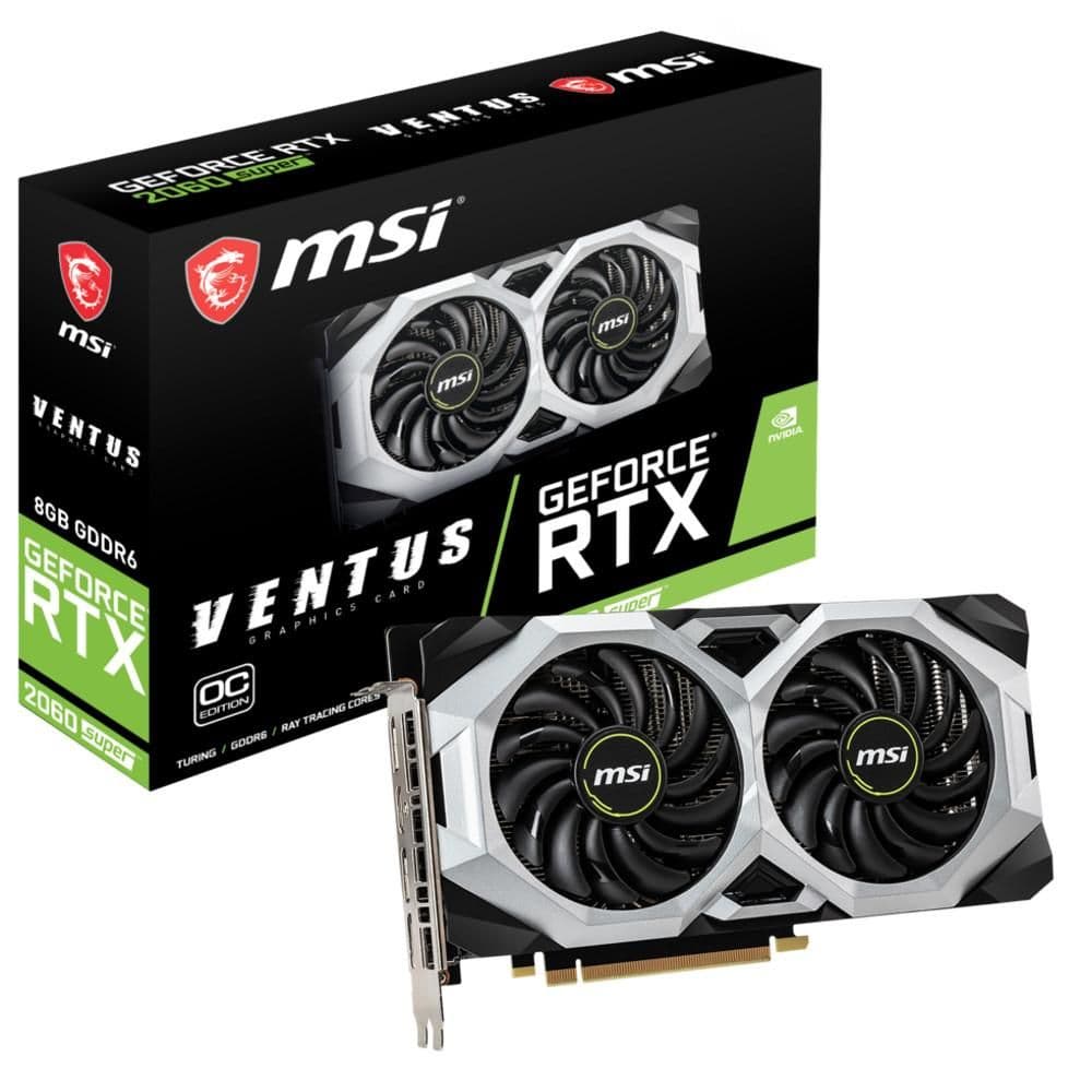 MSI VENTUS GeForce RTX 2060 SUPER 8GB GDDR6 Black / Silver main image