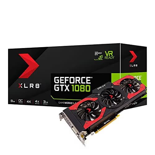 PNY XLR8 GeForce GTX 1080 8GB GDDR5X Black / Red image