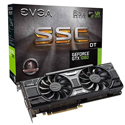 EVGA SSC DT GeForce GTX 1060 6GB GDDR5 Black / Silver main image