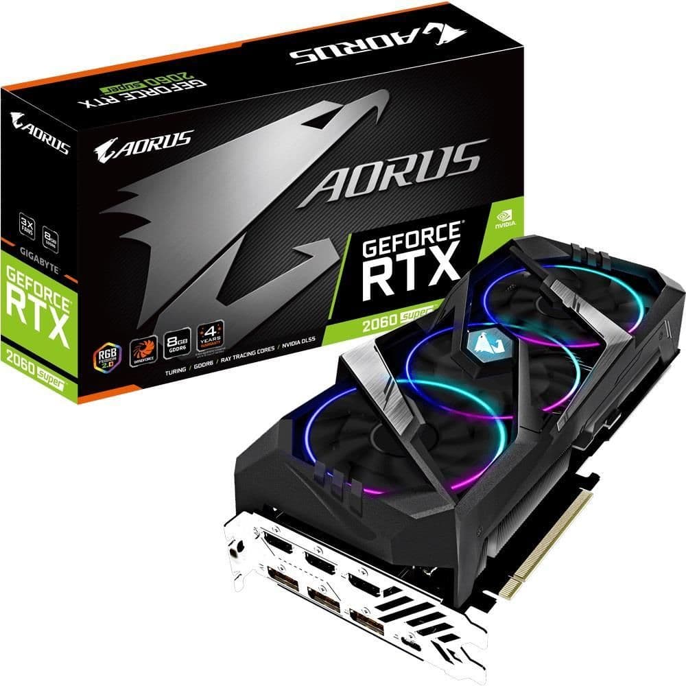 Gigabyte AORUS GeForce RTX 2060 SUPER 8GB GDDR6 Black main image