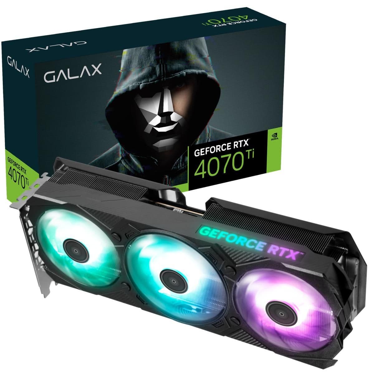 GALAX GeForce RTX 4070 Ti EX Gamer 1-Click OC V2 12GB GDDR6X Black main image