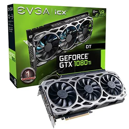 EVGA DT GAMING GeForce GTX 1080 Ti 11GB GDDR5X Silver / Black image