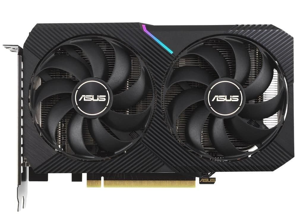 Asus DUAL MINI V2 GeForce RTX 3060 Ti LHR 8GB GDDR6 Black main image