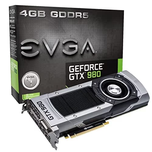 EVGA GeForce GTX 980 Black / Silver 4GB GDDR5 Black / Silver main image