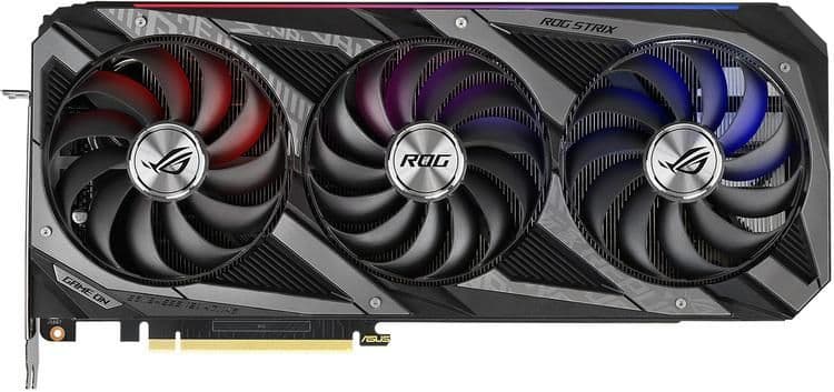 Asus ROG STRIX GAMING OC GeForce RTX 3060 Ti 8GB GDDR6 Black / Gray image