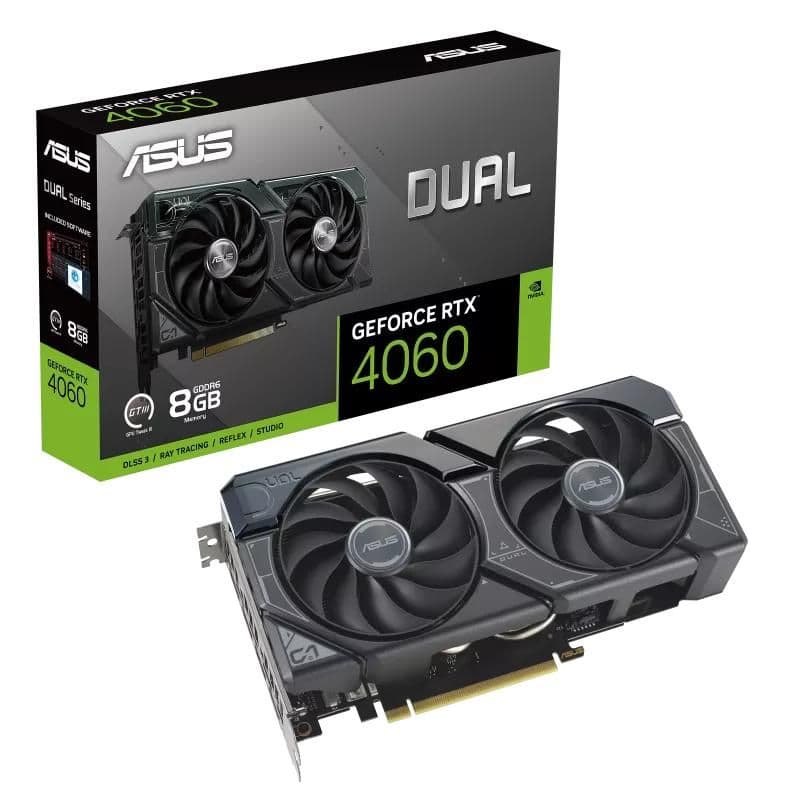 Asus DUAL GeForce RTX 4060 8GB GDDR6 Black main image