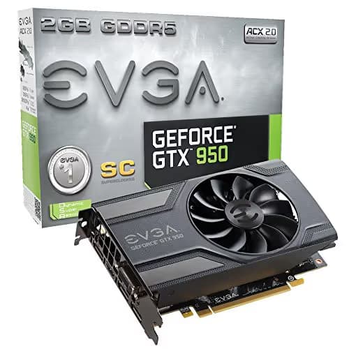 EVGA Superclocked GeForce GTX 950 2GB GDDR5 Black image